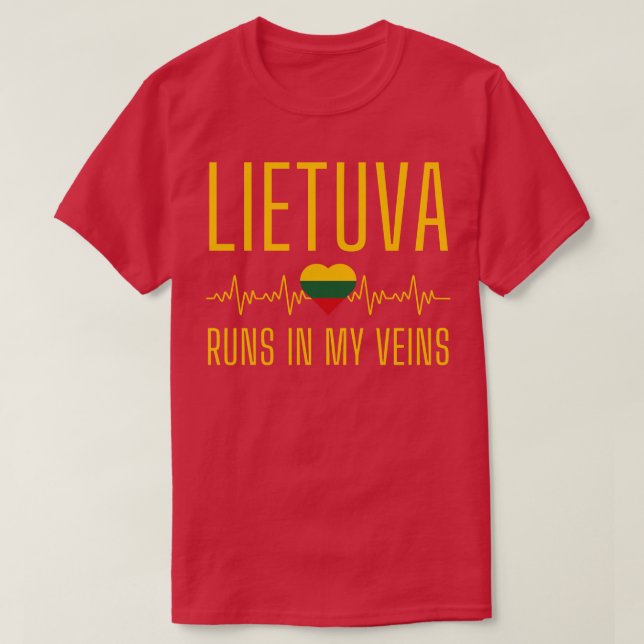 Camiseta Lietuva (Frente do Design)