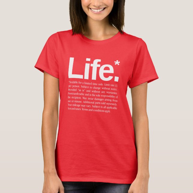 Camiseta Life* (Frente)