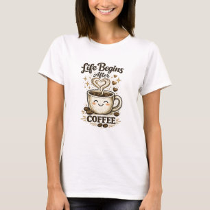 Camiseta Life Begins After Coffee
