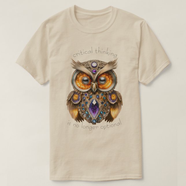 Camiseta Life Experience Owl 03 (Frente do Design)