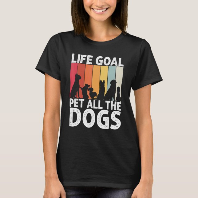 Camiseta Life Goal Pet All Dog Dog Retro (Frente)