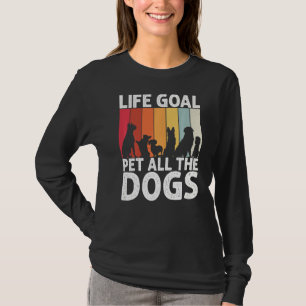 Camiseta Life Goal Pet All Dog Dog Retro