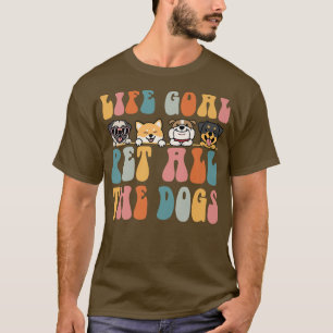 Camiseta Life Goal Pet All Dogs Vintage Cute Dogs Pug C