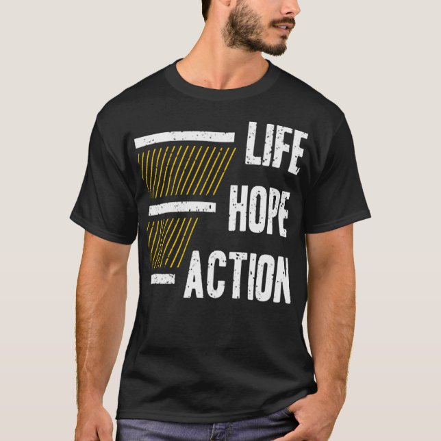 Camiseta Life hope action (Frente)