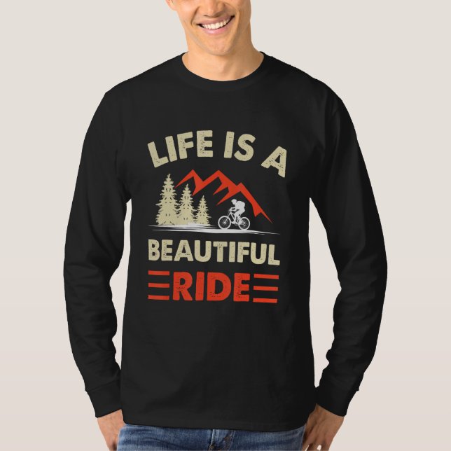 Camiseta Life is a beautiful ride cycling enthusiasts_1 (Frente)