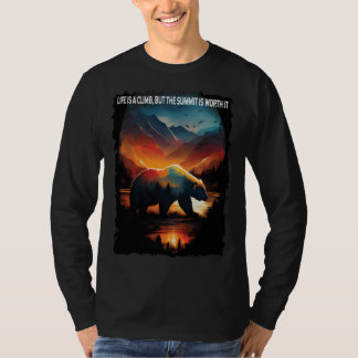 Camiseta Life Is A Climb But The Summit Is Worth It wildern