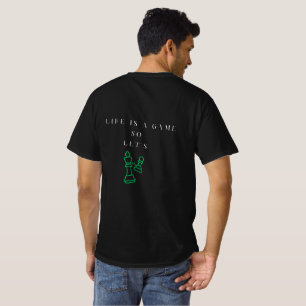 Camiseta Life Is A Game So Let's Play camiseta a