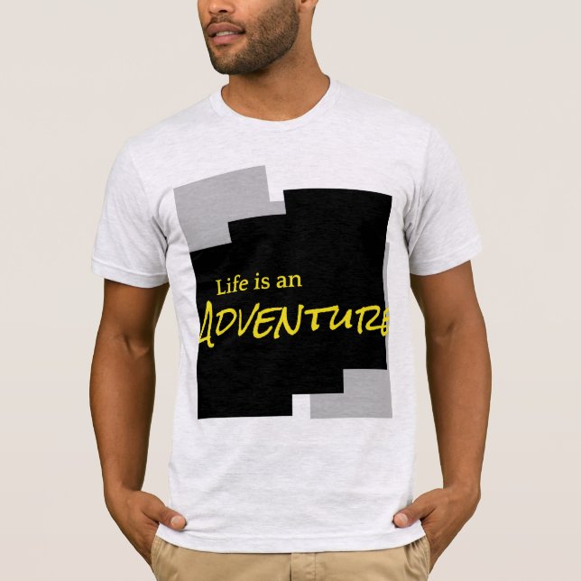 Camiseta Life is an adventure  (Frente)