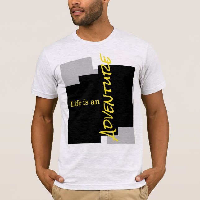 Camiseta Life is an adventure.  (Frente)