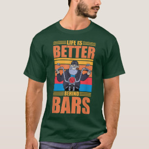 Camiseta Life Is Better Behind Bars Chopper Custombike Moto