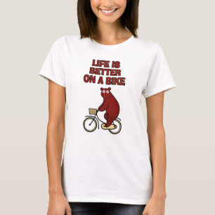 Camiseta Life is better on a bike