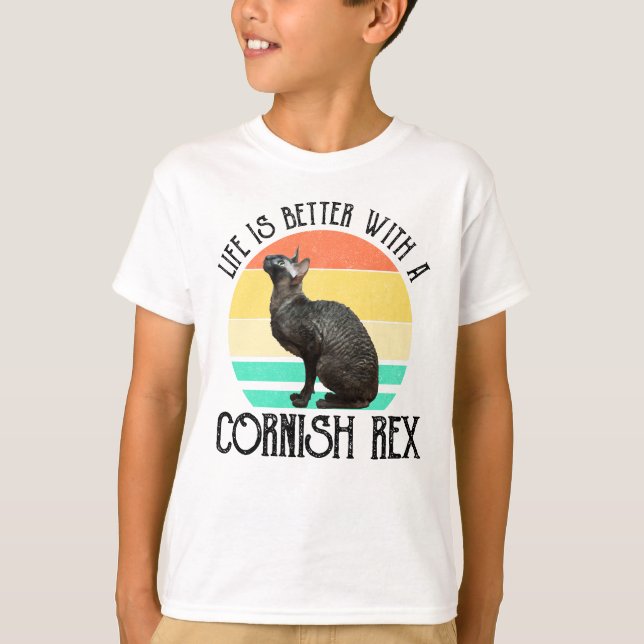 Camiseta Life Is Better With A Cornish Rex (Frente)