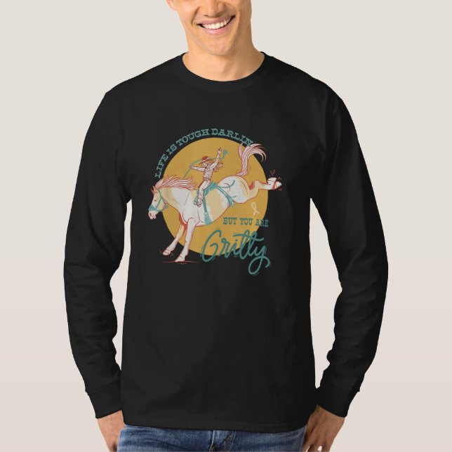 Camiseta Life Is Tough Darling But You Are Gritty Quote (Frente)