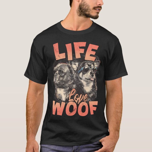 Camiseta Life Love Woof (Frente)