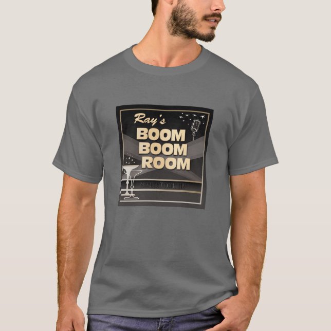 Camiseta Life Ray's Boom Room Retro Filme Engraçado (Frente)