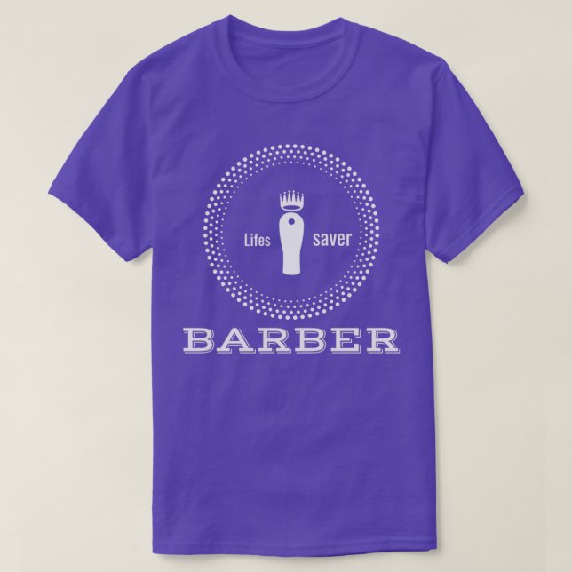 Camiseta Life Saver Barber (Frente do Design)