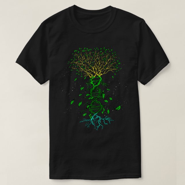 Camiseta Life Tree DNA Earth Day Cool Nature Lover Environm (Frente do Design)