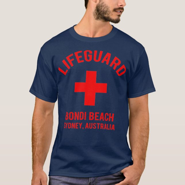 Camiseta Lifeguard Bondi Beach Sydney Austrália Beach (Frente)