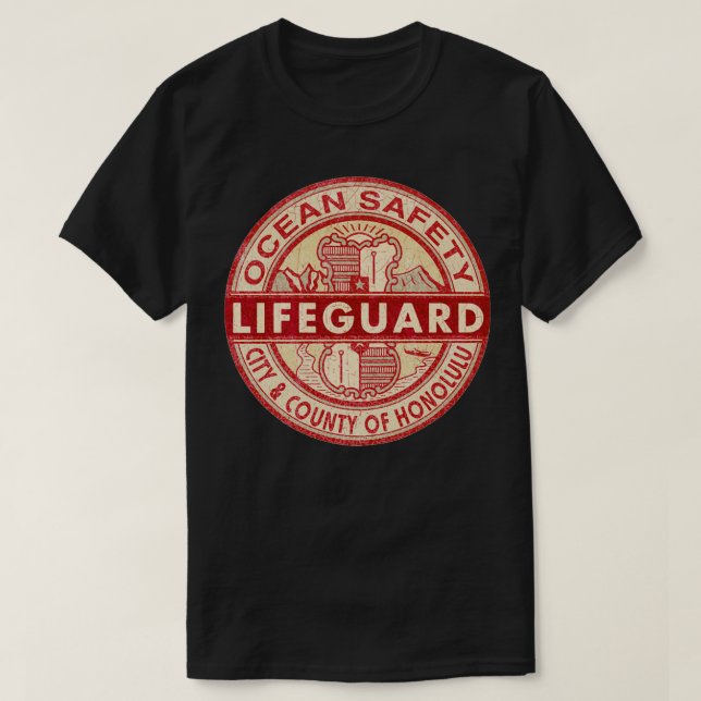 Camiseta Lifeguard Honolulu (Frente do Design)