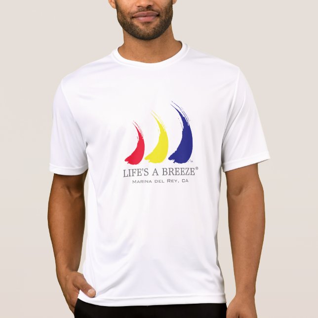 Camiseta Life's A Breeze®_Paint-The-Wind_Marina Del Rey, CA (Frente)