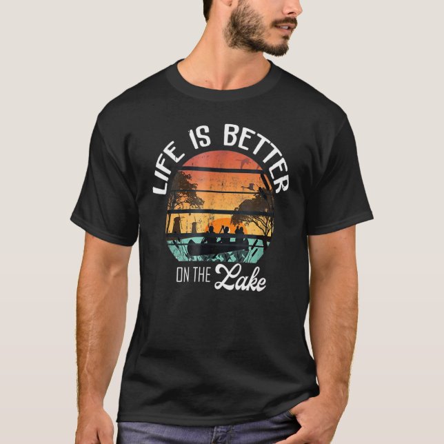 Camiseta Lifes É Melhor No Lago Thelake (Frente)