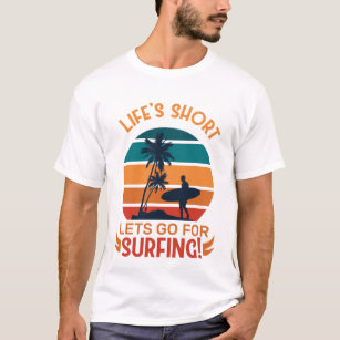 Camiseta Lifes Short deixa para surfar