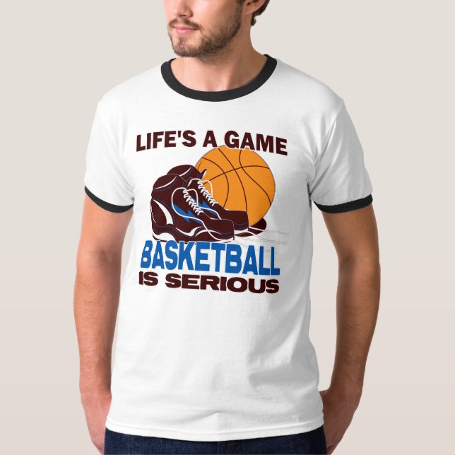 Camiseta Lifes um Jogo-Basquetebol (Frente)