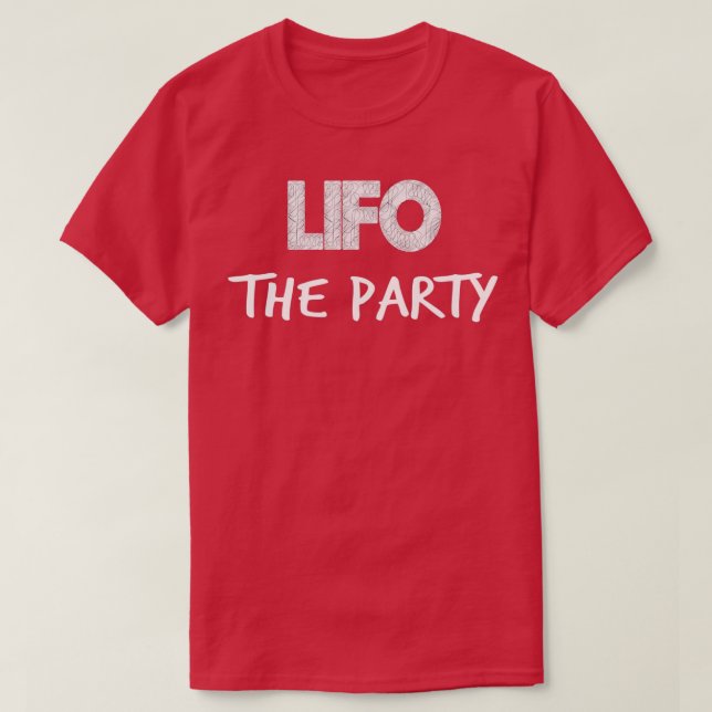 Camiseta LIFO O Partido tem um presente engraçado para o Co (Frente do Design)