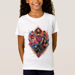 Camiseta Liga da Justiça Crachá Diamond Hatch Group