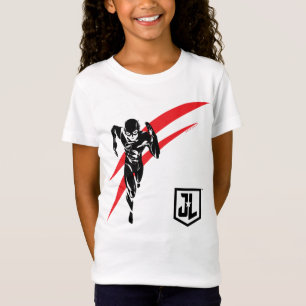 Camiseta Liga da Justiça  Flash executando Pop Art