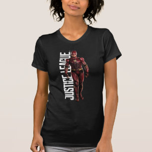 Camiseta Liga da Justiça  Flash no campo de batalha