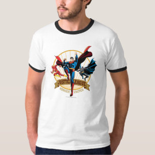 Camiseta Liga da Justiça Heroes Unida
