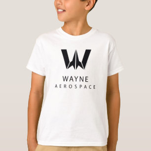 Camiseta Liga da Justiça Logotipo aeroespacial Wayne