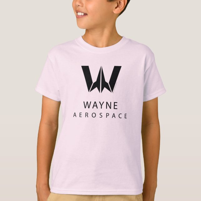 Camiseta Liga da Justiça | Logotipo aeroespacial Wayne (Frente)