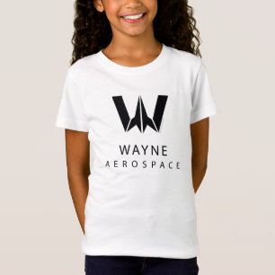 Camiseta Liga da Justiça Logotipo aeroespacial Wayne