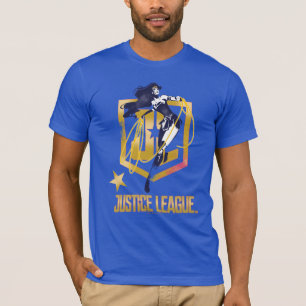 Camiseta Liga da Justiça Maravilha Pop de Logotipo JL