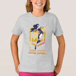 Camiseta Liga da Justiça  Maravilha Pop de Logotipo JL