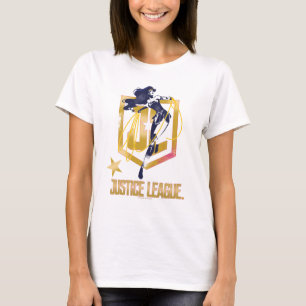 Camiseta Liga da Justiça Maravilha Pop de Logotipo JL