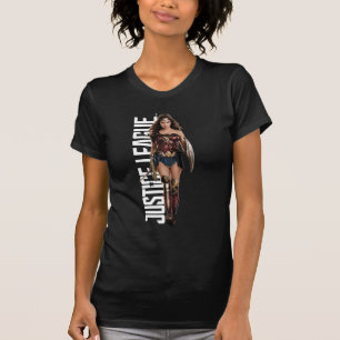 Camiseta Liga da Justiça  Mulher Maravilha No Campo De Bat