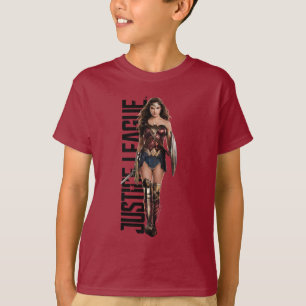 Camiseta Liga da Justiça  Mulher Maravilha No Campo De Bat