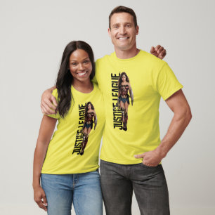 Camiseta Liga da Justiça Mulher Maravilha No Campo De Bat