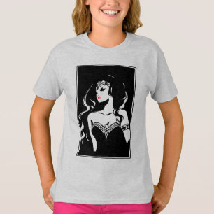 Camiseta Liga da Justiça Mulher Maravilha Noir Pop Art