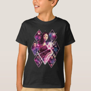 Camiseta Liga da Justiça  Painéis do Grupo Galáctico Dia
