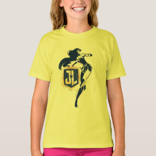 Camiseta Liga da Justiça  Pop de Ícone de Mulher Maravilh