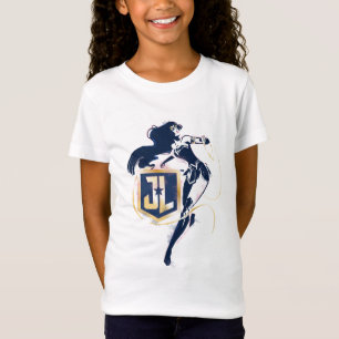 Camiseta Liga da Justiça  Pop de Ícone de Mulher Maravilh
