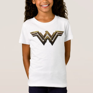 Camiseta Liga da Justiça Símbolo de Mulher Maravilha Met