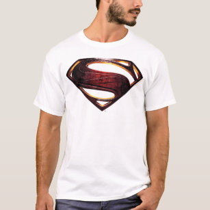 Camiseta Liga da Justiça   Símbolo Superman Metálico