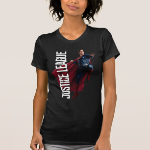 Camiseta Liga da Justiça Super-Homem No Campo De Batalha