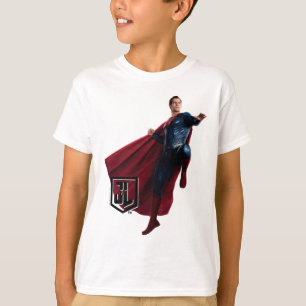 Camiseta Liga da Justiça   Super-Homem No Campo De Batalha