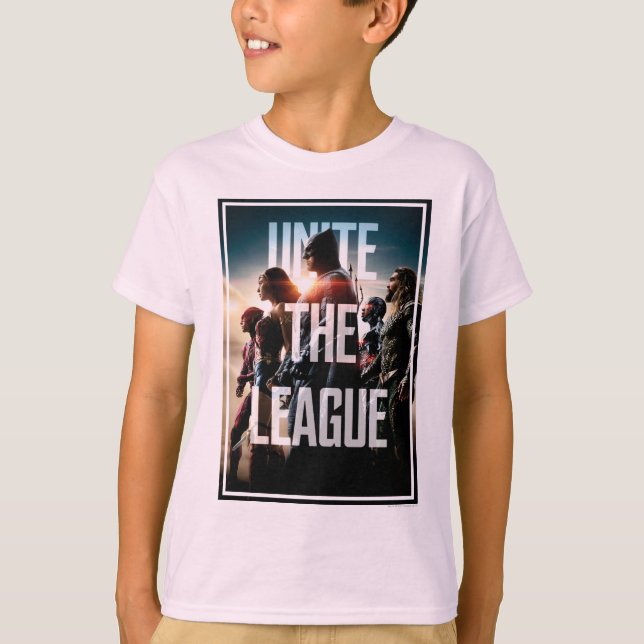 Camiseta Liga da Justiça | Unir A Liga (Frente)